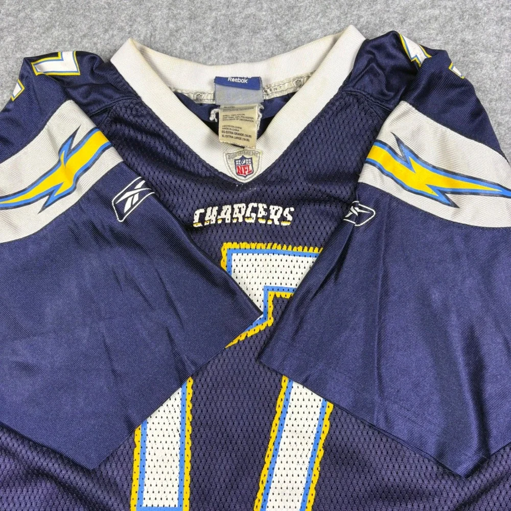 Y2K Reebok Philip Rivers San Diego Chargers NFL Jersey Navy Blue XL Youth 18-20